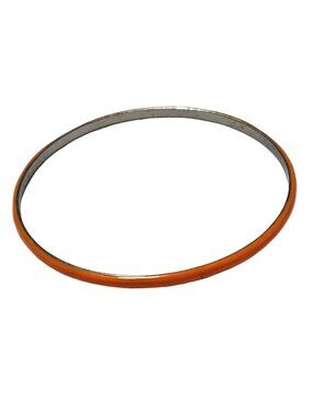 Retro 80s Orange Bangle Bracelet Classic Minimalist Fashion Jewelry Women